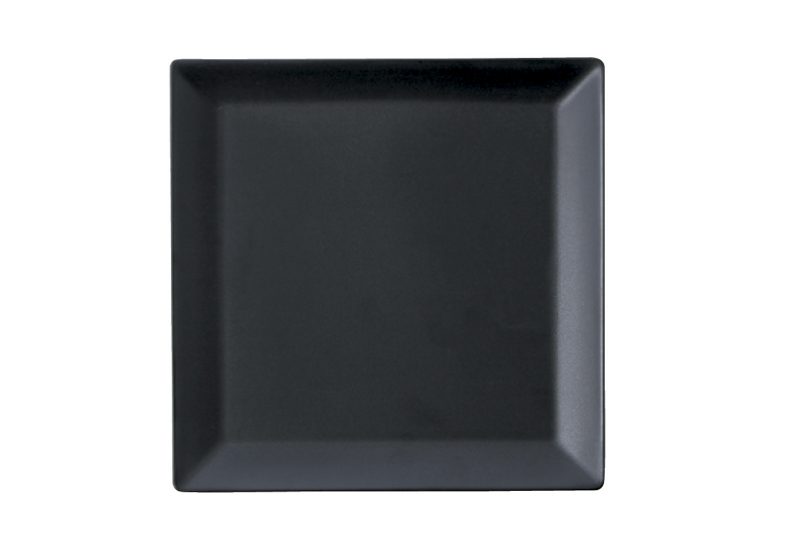 square 22正角皿 黒 | 小田陶器公式サイト