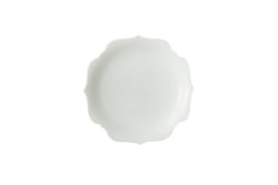 meimei-ware 16.5取皿 稜花（青白） | 小田陶器公式サイト